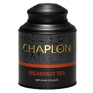 Breakfast sort/hvid te dåse Økologisk - 160 gram - Chaplon