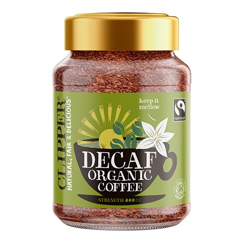 Instant Kaffe Koffeinfri Økologisk - 100 gr - Clipper 