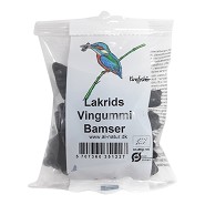 Lakrids Vingummi Bamser Økologisk  - 80 gram -  Kingfisher