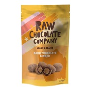 Ingefær med rå chokolade Økologisk  - 100 gram - The Raw Chocolate Company
